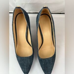 Michael Kors Blue Denim Heels